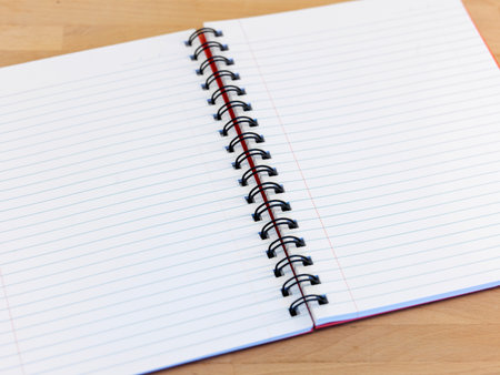 A close up shot of a note book