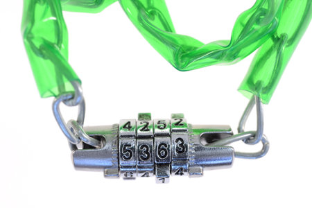 A close up shot of a combination chain