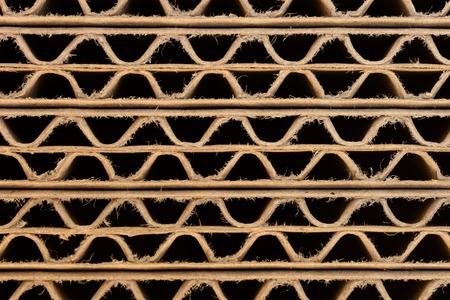 A close up shot of cardboard boxesの写真素材