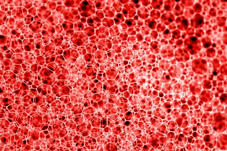 A close up shot of detergent bubblesの写真素材