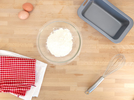 A close up shot of baking equipment