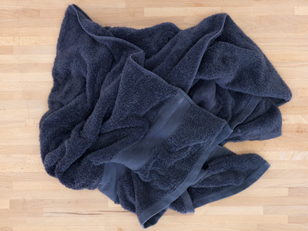 A close up shot of a bath towelの写真素材