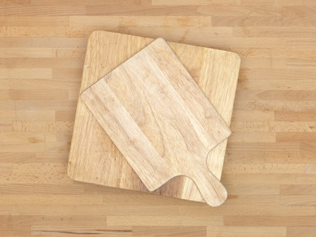 A close up shot of cutting board for food preparation