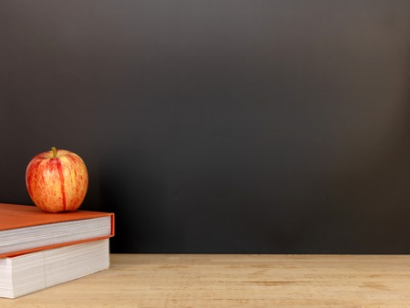 A still life conceptual image of going back to schoolの写真素材
