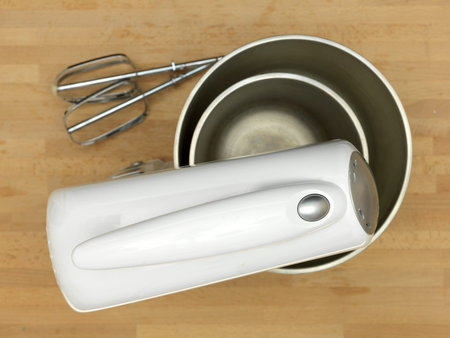 A close up shot of baking equipmentの写真素材