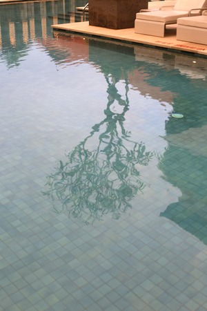 A beautiful and luxurious hotel resort in Indonesiaの写真素材