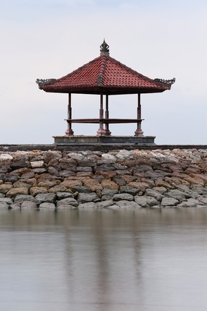 A beautiful and luxurious hotel resort in Indonesiaの写真素材