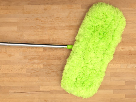 A close up shot of a environmentally friendly floor mopの写真素材