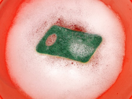 A close up shot of household floor cleaning itemsの写真素材