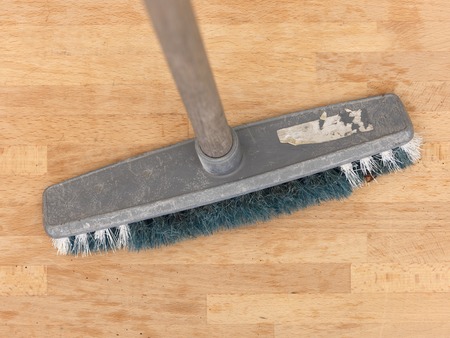A close up shot of household floor cleaning itemsの写真素材