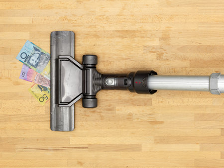 A close up shot of a vacuum cleaner