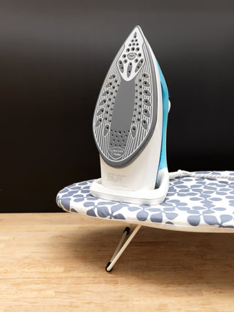 A shot of ironing and laundry items