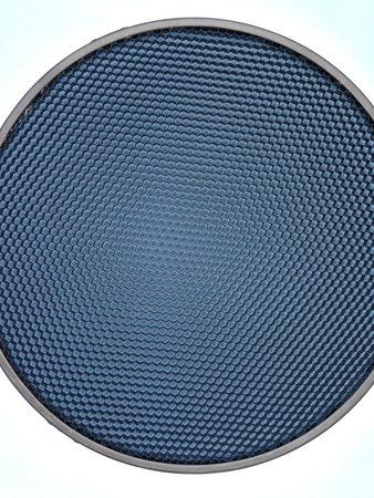 A close up shot of a light diffuser