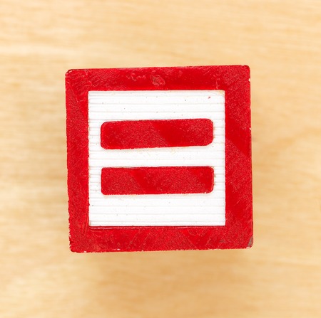 A close up shot of ABC blocksの写真素材