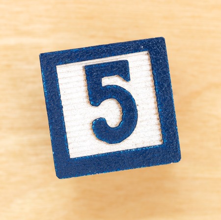 A close up shot of ABC blocksの写真素材