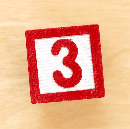 A close up shot of ABC blocksの写真素材