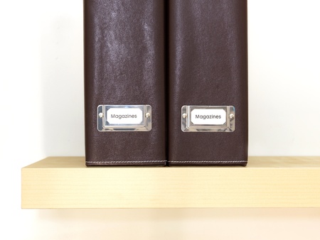 A close up shot of a wooden shelfの写真素材