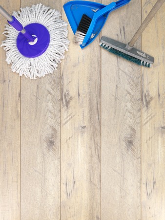 A studio photo of a floor cleaning equipmentの写真素材