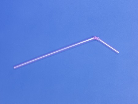 A close up shot of drinking strawsの写真素材