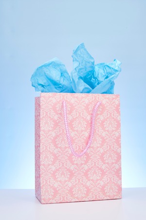 A studio photo of a shopping bagの写真素材