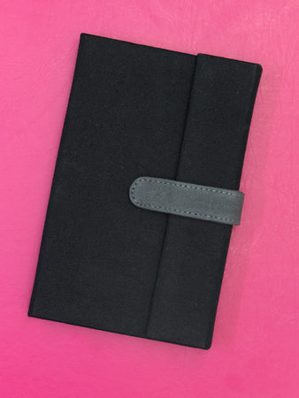 A close up shot of a note book organiser
