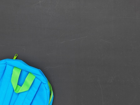 A studio photo of a school back packの写真素材