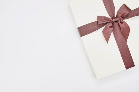 A studio photo of a gift with a bowの写真素材