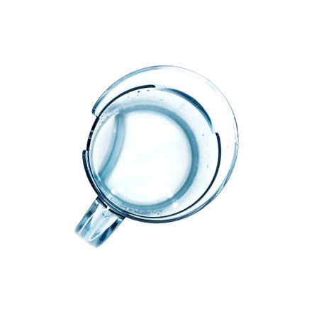 A studio photo of a tall water jugの写真素材