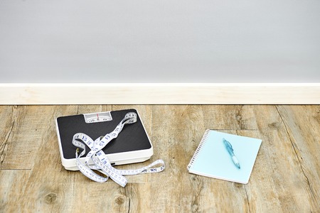 A studio photo of a conceptual health and fitness photoの写真素材