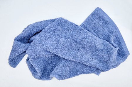 A studio photo of bath towelsの写真素材