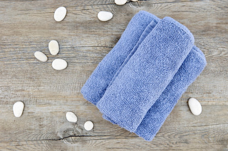 A studio photo of bath towels