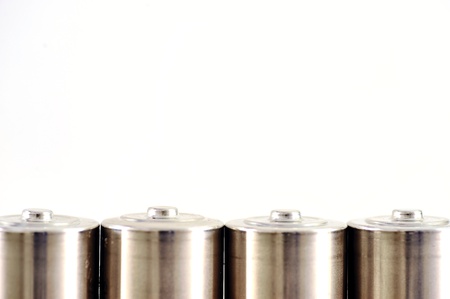 A studio photo close up of a batteryの写真素材