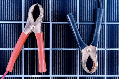 A studio photo close up of a battery chargerの写真素材