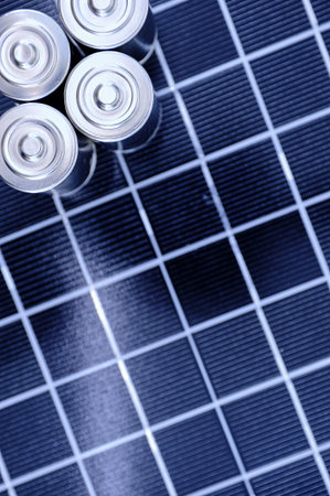 A studio photo close up of a battery