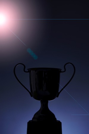 A studio photo of a vintage trophyの写真素材