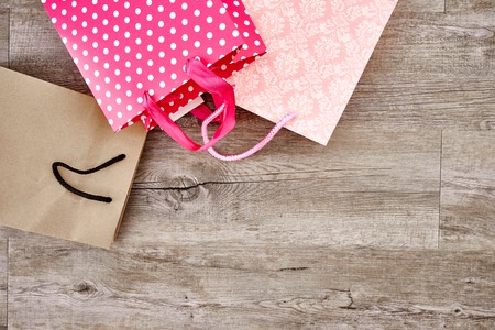 A studio photo of a shopping bagの写真素材