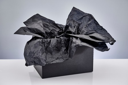 A studio photo of a gift boxの写真素材