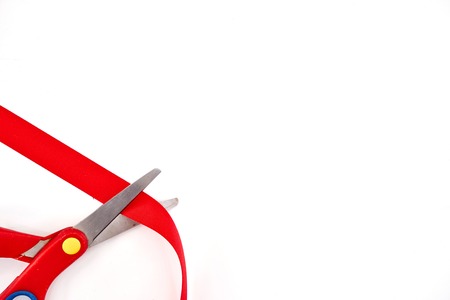 A studio photo of gift wrapping itemsの写真素材