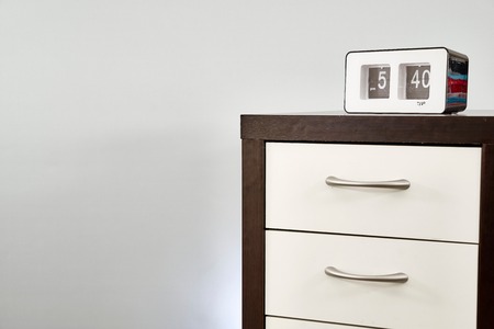 A studio photo of a chest of business drawersの写真素材