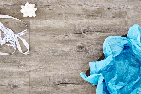 A studio photo of a gift boxの写真素材