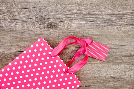 A studio photo of a shopping bagの写真素材