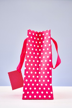 A studio photo of a shopping bagの写真素材