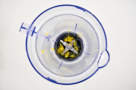 A studio photo of blender bladesの写真素材