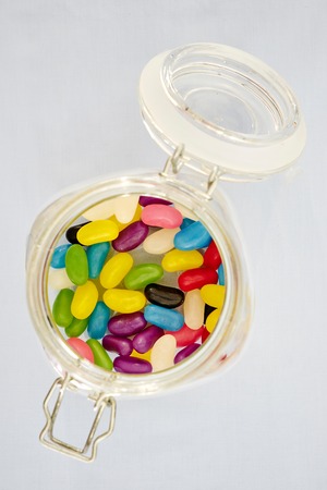 A studio photo of jelly beansの写真素材