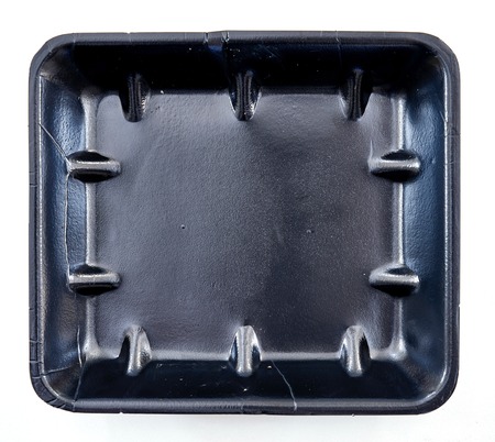 A studio photo of a plastic food trayの写真素材