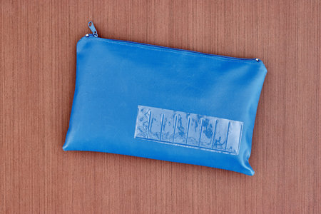 A close up shot of a school pencil case
