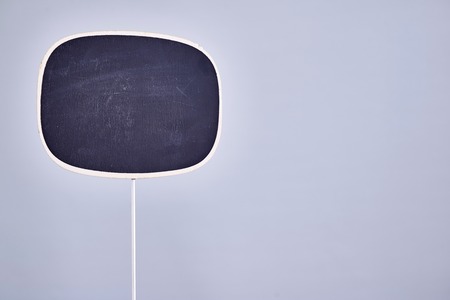 A studio photo of a craft display signの写真素材