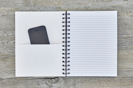 A close up shot of a notebook writing pad