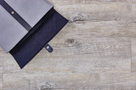 A studio photo of a business stationery caseの写真素材