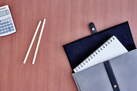 A close up shot of a notebook writing pad